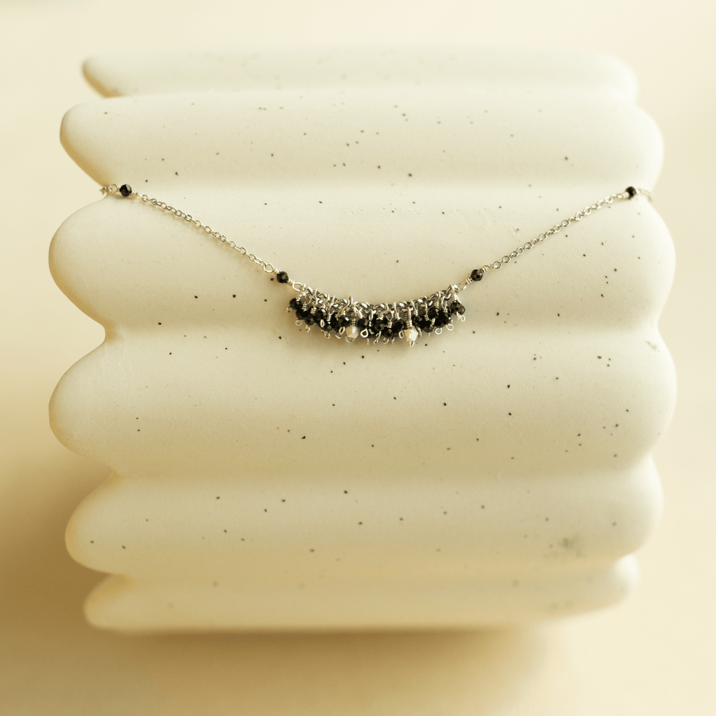 Hand-wire-wrapped Reign statement necklace, handmade in the USA - Everlyne (view 21)
