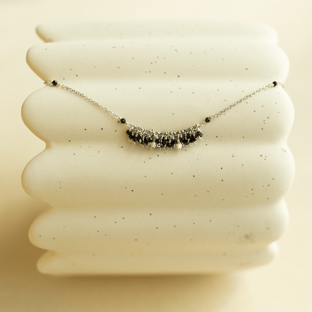Hand-wire-wrapped Reign statement necklace, handmade in the USA - Everlyne (view 21)