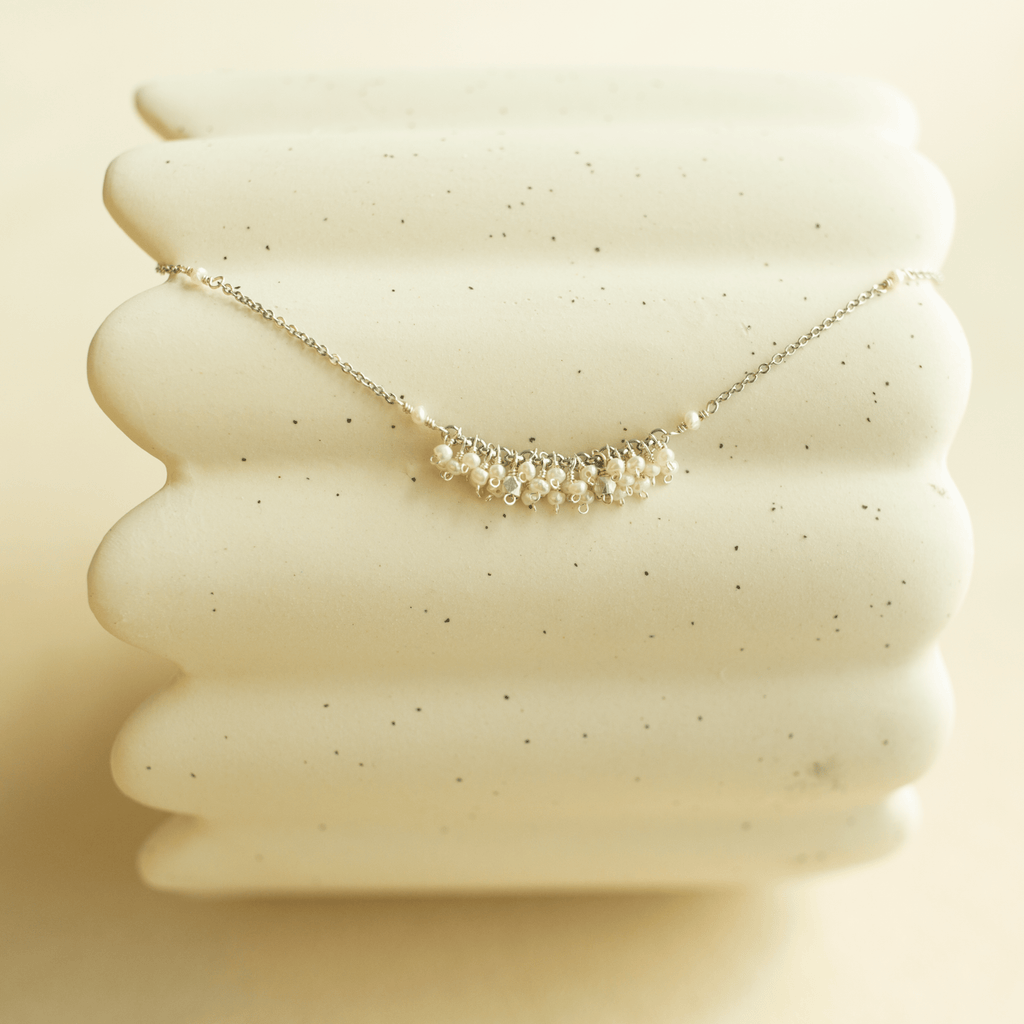 Hand-wire-wrapped Reign statement necklace, handmade in the USA - Everlyne (view 5)