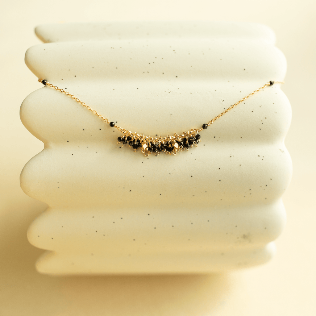 Hand-wire-wrapped Reign statement necklace, handmade in the USA - Everlyne (view 20)