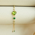 Adjustable gemstone bracelet in 14k gold vermeil — Everlyne