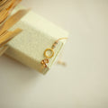 Champagne quartz adjustable bracelet in 14k gold vermeil — Everlyne