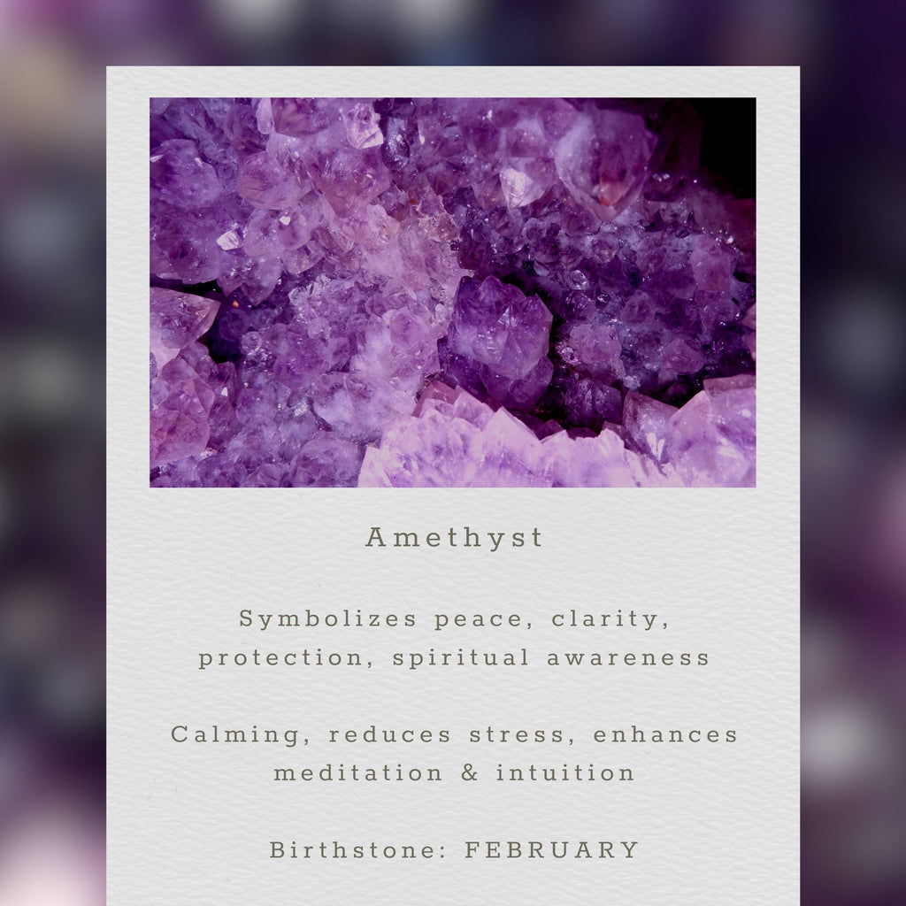 Amethyst symbolism and meaning — Everlyne jewelry set